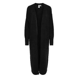 Y.A.S Damen YASBALIS LS Long Knit Cardigan S. NOOS Strickjacke, Black, Small von YAS