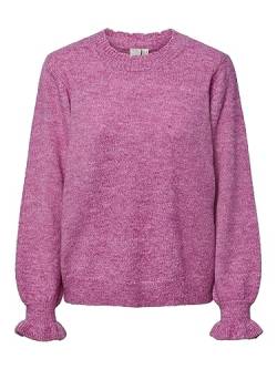 Y.A.S Damen YASBALIS LS O-Neck Knit Pullover S. NOOS Strickpullover, Purple Orchid, Medium von YAS