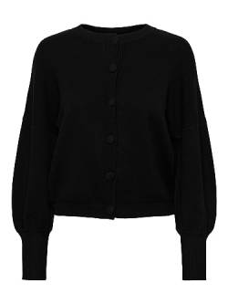 Y.A.S Damen YASFONNY LS Knit Cardigan S. NOOS Strickjacke, Black, M von YAS