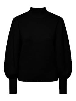 Y.A.S Damen YASFONNY LS Knit Pullover S. NOOS Strickpullover, Black, Small von YAS