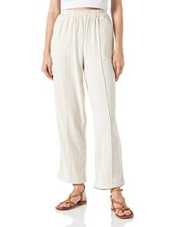 Y.A.S Damen YASVIGGI HW Ankle Pant NOOS Hose, Beige, L von YAS