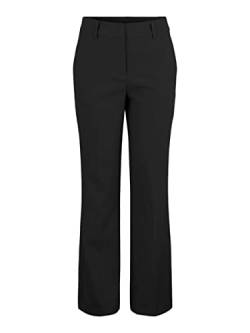 YAS Damen Yasbluris Mw Flared Pant Noos Anzughose, Schwarz, L EU von YAS