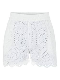 YAS Damen Yasholi Hw S. Noos Shorts, Star White, L EU von YAS