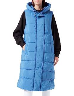 YAS Damen Yasliro Padded Vest S. Noos, Federal Blue, M von YAS