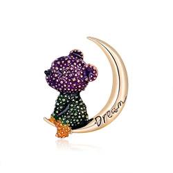 YAZILIND Mode Koala Brosche Süße Tier Pin Broschen für Frauen Emaille Brosche Corsage Frauen Accessoires Farbe von YAZILIND