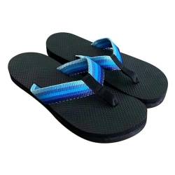 YBRAVO Herren Flip Flop,Lustige Sandalen,Hidden Penis Flops, Kreative Penis-Hausschuhe, Schnell trocknende Herren-Strandsandalen für Outdoor, Pool Party Schuhe (43,Blue) von YBRAVO