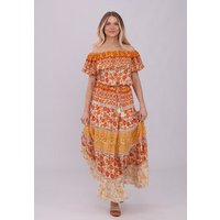 YC Fashion & Style Sommerkleid "Boho-Sommertraum Carmen Maxikleid" Alloverdruck, Boho, Hippie von YC Fashion & Style