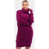 YC Fashion & Style Strickkleid Exklusives Damen Rollkragen Strickkleid (1-tlg) in Unifarbe von YC Fashion & Style