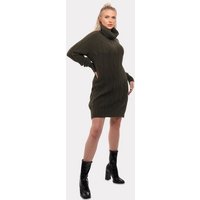 YC Fashion & Style Strickkleid Exklusives Damen Rollkragen Strickkleid (1-tlg) in Unifarbe von YC Fashion & Style