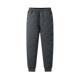 YCBMINGCAN Unisex-Jogginghose mit Lammwoll-Fleecefutter, Unisex-Jogginghose aus Fleece, für Herren, Winter, warm, leicht, Jogginghose Arbeitshose Herren (GY1, XXXXL) von YCBMINGCAN