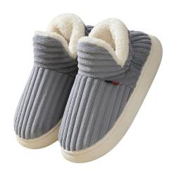 YCYATS Dinorara Hausschuhe, Dinorara - Plüsch Hausschuhe, Sunmoine Cloud Slippers,Pillow Warm Fuzzy House Slippers (Grey, Erwachsene, Damen, 41, Numerisch (von/bis), EU Schuhgrößensystem, 42, M) von YCYATS