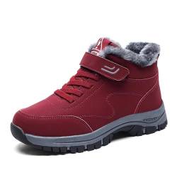 YCYATS Orthoboots Pro - Ergonomische Winterstiefel, Warmth rutschfest Unisex (Red, Erwachsene, 39, Numerisch, EU Schuhgrößensystem, M) von YCYATS