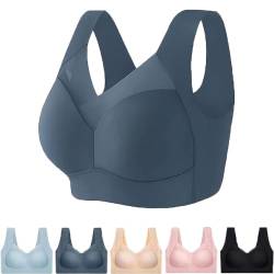 YCYATS Vhose Original BH Haltungskorrektur, Comfy Wmbra Haltungskorrektur BH, Non-Wired Bra, Full Coverage, Invisible Support Bra (DE/NL/SE/PL, Alphanumerisch, XL, Regular, Regular, Navy Blue) von YCYATS