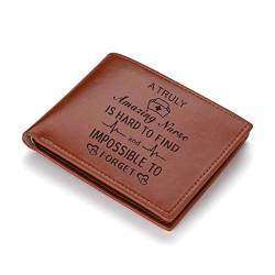 YDJFCCTD Best Nurse Gifts Leather Wallet Nurse Appreciation Gifts A Truly Amazing Nurse is Hard to Find And Impossible to Forget Wallet, A Truly Nurse, Cool von YDJFCCTD