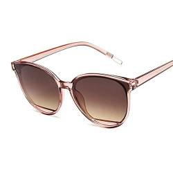 YEAG Sonnenbrille Frau Vintage Metall Spiegel Klassische Vintage Sonnenbrille Weibliche Oculos De Sol Feminino UV400, braun von YEAG