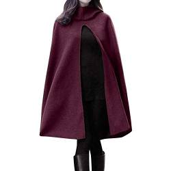 YEBIRAL Damen Gothic Mittelalter Solide Ärmellos mit Kapuze Lange Outwear Mantel Kapuzenumhang Robe Umhang Ritter Fancy Cosplay Kostüme von YEBIRAL