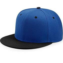 YEKEYI Unisex Baseball Cap Visor Dad Cap Fishing hat Flat Adjustable Snapback Hat Unisex Hip Hop Baseball Cap, Blablu, Einheitsgröße von YEKEYI