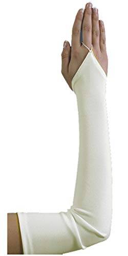 YES Fingerlose Brauthandschuhe Handschuhe Hochzeit, A1 20cm, ivory von YES