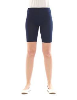 YESET Kinder Shorts Sport Pants Sportshorts Kurze Leggings aus Baumwolle Jungen Mädchen dunkelblau 146 von YESET