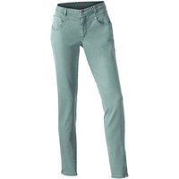 YESET Röhrenjeans Damen Jeans Hose Röhre Stretch Color Denim jade 007417 von YESET