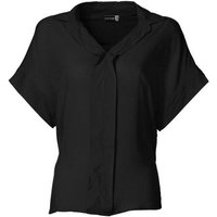 YESET Shirtbluse Damen Bluse Tunika Kurzarm Hemd Shirt schwarz 915379 von YESET