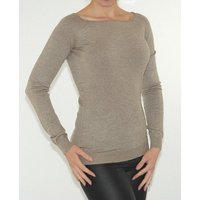 YESET Stricktop Stricktop Pulli Top Strick Shirt Bluse Langarm weich stretch von YESET