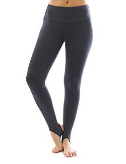 YESET Thermo Fleece hoher Bund mit Steg Leggings Baumwolle Leggins Jeans L von YESET