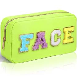 YESMET Make-up-Taschen aus Nylon, Fluoreszierendes Gesicht, 1 Stück von YESMET