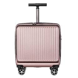 YEWMTRE 16-Zoll-Koffer, Geschäftsreise-Check-in-Handgepäck, kratzfester Hartschalenkoffer mit Rollen, tragbarer Koffer von YEWMTRE