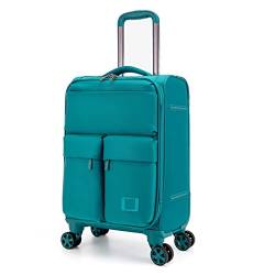 YEWMTRE Gepäck Reise Handgepäck Soft Canvas erweiterbarer Koffer auf Rädern Trolley Rollgepäck Boarding Case von YEWMTRE