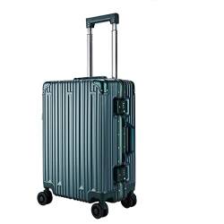 YEWMTRE Gepäck Trolley-Koffer aus Vollaluminium-Magnesiumlegierung für Herren und Damen, Business-Handgepäck, Koffer mit Aluminiumrahmen von YEWMTRE
