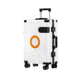 YEWMTRE Reisekoffer, leicht und praktisch, sicheres Material, Harter Koffer, mit TSA-Schloss-Rotator, Trolley-Koffer mit Aluminiumrahmen, langlebige Universalräder von YEWMTRE