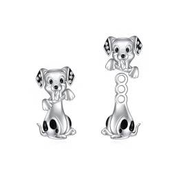 Hund Ohrstecker für Mädchen Sterling Silber Hund Ohrringe Tiere baumeln Ohrringe (Hund) von YFN