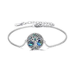 YFN Baum des Lebens Armband Sterling Silber Davidstern Lebensbaum Armband Jüdischer Schmuck Geschenke für Damen Mädchen von YFN