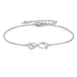 YFN Dragonfly Infinity Armband Sterling Silber für Frauen Libelle Schmuck Muttertag Geburtstag Geschenk(Damen) von YFN