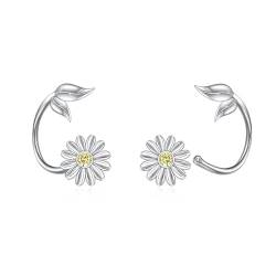 YFN Gänseblümchen-Ohrstecker aus Sterlingsilber, Geschenke für Frauen und Mädchen(daisy) von YFN