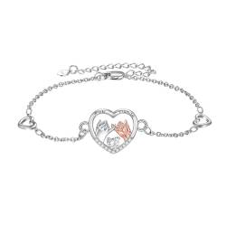YFN Pinky Versprechen Armband für Frauen Sterling Silber Paar Armband Versprechen Geschenke (Versprechen) von YFN