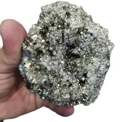 YGOABMHLKW Natural Magic 600 g natürliches Kupferpyrit-Exemplar, Chalcopyrit-Kristallfelsen, Originalexemplar-Cluster-Sammlungsstein DAICHJAGYIN (Material : 400-450g) von YGOABMHLKW