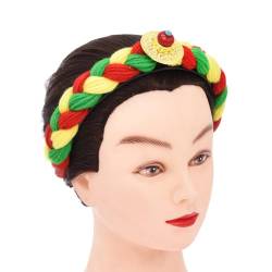 Gewebte Haarbänder für Fotostudio, auffällige Kopfbedeckung für Ostern, Bühne, Party, Alltag, Kopfbedeckung, breites geflochtenes Stirnband, modisch von YIAGXIVG