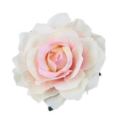 Rosen-Haarspange, Blumen-Haarnadel, Rosen-Brosche, Blumenclip für Damen, Mädchen, Party, Hochzeit, Haarspange, niedliche Haarspange, Ornament, Tänzerin, Brosche von YIAGXIVG