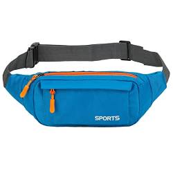 Wasserdichte Gürteltasche für Laufen, Sport, Joggen, Bauchtasche, Outdoor-Handyhalterung, Gürteltasche für Damen und Herren, Fitness, Sport, Laufgürtel, Hüfttasche, Geldgürtel, Laufgürtel für Männer von YIAGXIVG