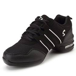 YIBLBOX Damen Gymnastik Sport Tanz Turnschuh Training Tanzsneaker Websneaker jazzdance Schuhe Dancesneaker Tanzschuhe von YIBLBOX