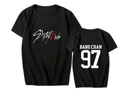 YICHEN T-Shirt Liebhaber T-Shirt Top StrayKids Kpop Bang Chan Chang Hyunjin Han Seungmin Unisex T-Shirts Looser Shirts von YICHEN
