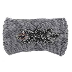 Frauen Gestrickte Haarband Für Perlen Ohr Wärmer Breite Für H Armband Display Stand von YIGZYCN