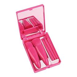 Make Up Pinsel Beauty Tool Vanity Make Up Pinsel Werkzeugset Mit Etui Augen Make Up Pinsel Set 5 Stück Für Augenbrauen Make Up Pinsel Lidschatten von YIGZYCN