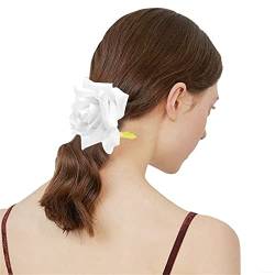 Rosen Haargummis Blumen Haargummis Für Frauen Blumen Pferdeschwanzhalter Blumen Haargummi Haarseil Blumen Gummiband Blumen Haargummis Für Frauen von YIGZYCN