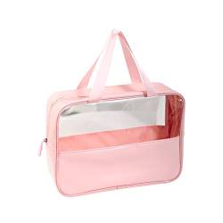 Transparenter Make Up Kulturbeutel Großes Fassungsvermögen Tragbare Aufbewahrung Kosmetik Organizer Reisetasche Damen Organizer Kosmetik Organizer Box Aufbewahrung Reise Arbeitsplatte von YIGZYCN