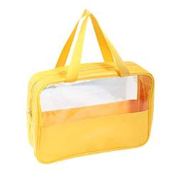 Transparenter Make Up Kulturbeutel Großes Fassungsvermögen Tragbare Aufbewahrung Kosmetik Organizer Reisetasche Damen Organizer Kosmetik Organizer Box Aufbewahrung Reise Arbeitsplatte von YIGZYCN