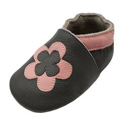 Happy Kids, Unisex Baby Babyschuhe - Krabbelschuhe & Puschen , braun - coffee - Größe: 12-18 Mois/14cm von YIHAKIDS