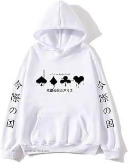 Alice in Borderland Hoodies Männer Cartoon Karten Sweatshirt Harajuku Grafik Streetwear Frauen Anime Tops Männer Kleidung - Geschenk von YILILK